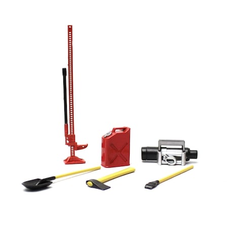 Racers Edge 1 by 10 Scaler Accessory Set, Red, 8PK RCE3400R